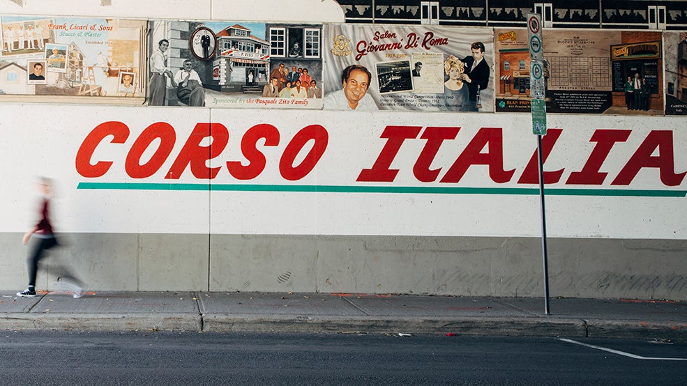 Mural - Little Italy - Preston BIA