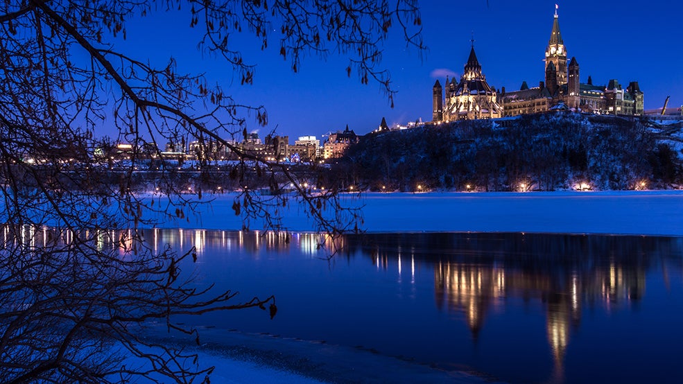 Parliament Hill in Winter