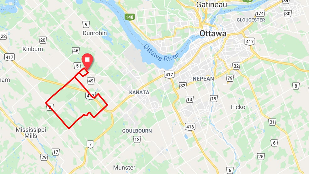 Self Guided Bicycle Route - Carp &amp; Country Debunker