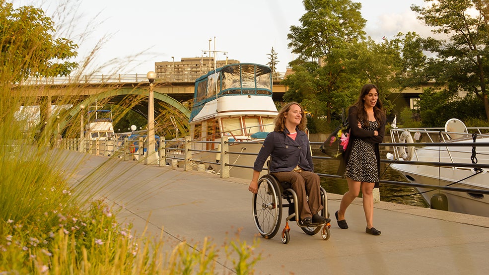 Strolling along the Rideau Canal