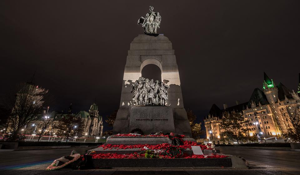 National War Memorial, Remembrance Day