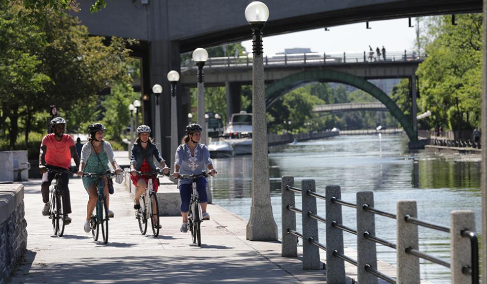Rideau Canal - cycling